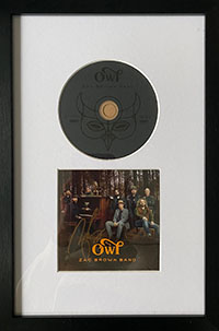  Signed Albums Framed - Zac Brown Band Owl Signed CD